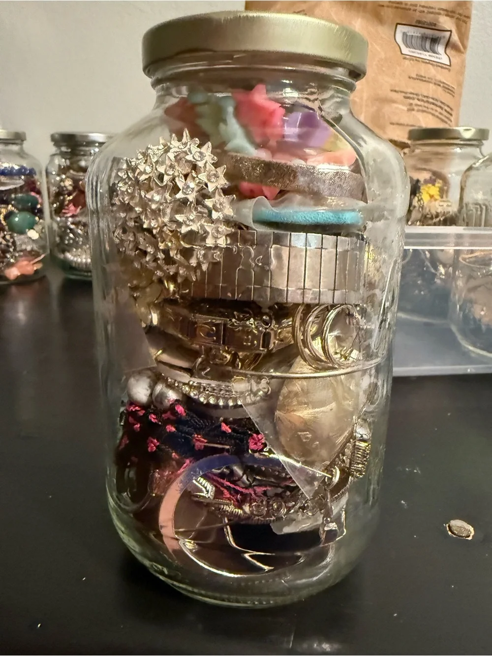Mystery jewelry jar